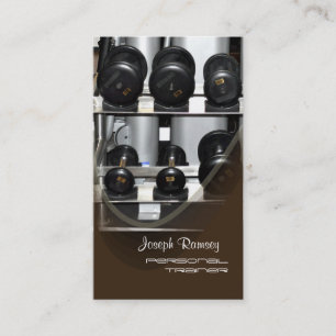 Cartão De Visita Treinador Pessoal PixDezines