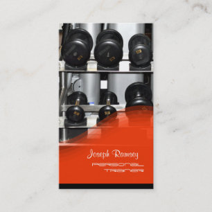 Cartão De Visita Treinador Pessoal PixDezines