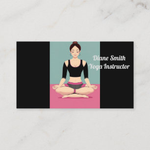 Cartão De Visita Treinamento de Yoga
