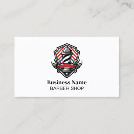 Cartão De Visita Trendy Barbershop Professional Hair Clipper Barber