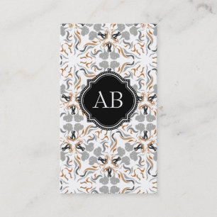 Cartão De Visita Trendy Brown Dogs