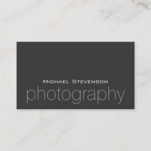 Cartão De Visita Trendy Chic Cinza