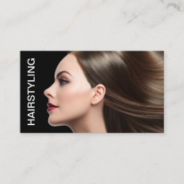 Cartão De Visita Trendy Independent Hairstylist Business Cards