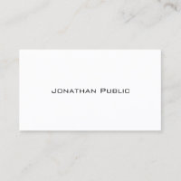 Trendy Modern Elegant Design Simple Plain