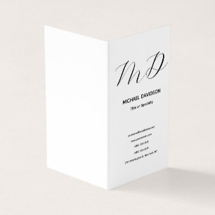 Cartão De Visita Trendy Recomendou um Plano Moderno Minimalista