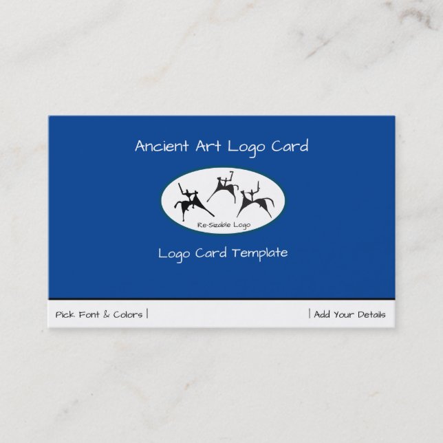 Cartão De Visita Três caçadores guerreiros de cavaleiros (Frente)