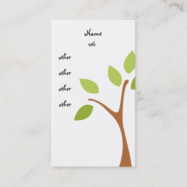 Cartão De Visita Três Corujas (Frente)