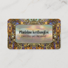 Cartão De Visita Très orné Elegante francês Barroco Professional