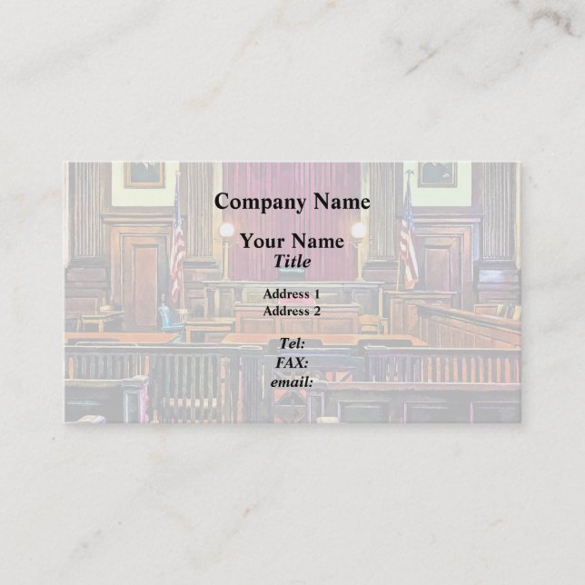 Cartão De Visita Tribunal (Frente)