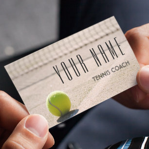 Cartão De Visita Tribunal de Cargas do Jogador de Nome do Treinador