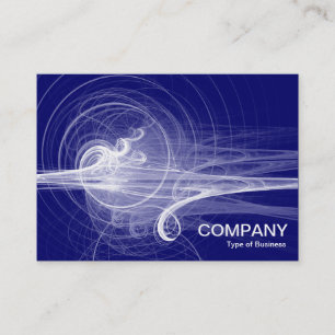 Cartão De Visita Trilha frontal II - Azul Marinho profundo