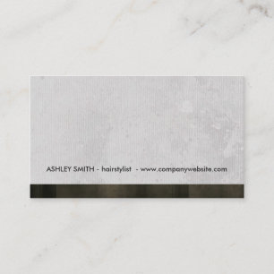 Cartão De Visita Trim. Estilo Moderno de Grunge de cinzas