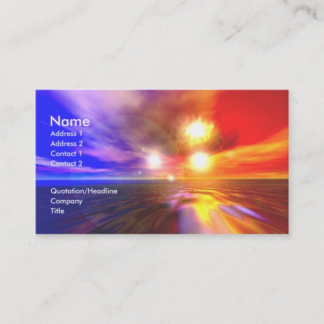 Cartão De Visita Trisuns (Frente)