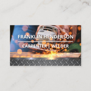 Cartão De Visita Triturador de metal   Placas de aço