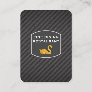 Cartão De Visita Troca de Ouro/Profissional elegante