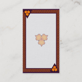 Cartão De Visita Tropical Floral