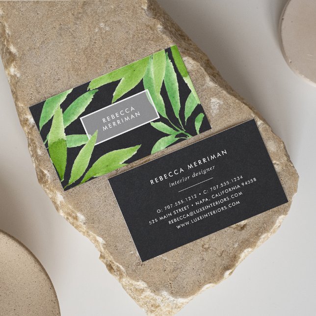 Cartão De Visita Trópicos da meia-noite (Criador carregado)