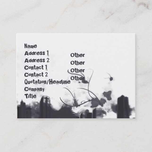 Cartão De Visita Trovão - carnudo (Frente)