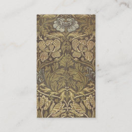 Cartão De Visita Tulipa de William Morris e teste padrão