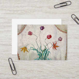 Cartão De Visita Tulipas de Florine Stettheimer