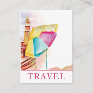 Cartão De Visita *~* Turismo turístico no Viagem QR do Mar de Areia