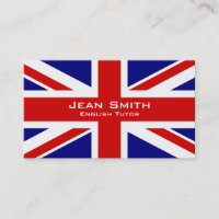Tutor/professor de inglês ingleses com bandeira