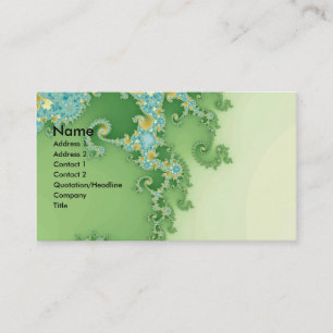 Cartão De Visita Twirligig - Fractal