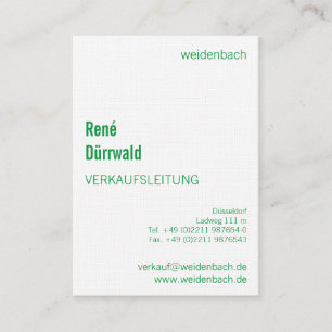 Cartão De Visita Typografische Visitenkarten