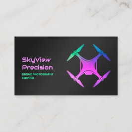 Cartão De Visita UAV Aerial Drone QR
