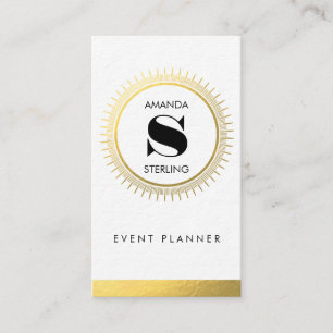 Cartão de visita ultra grosso Dourado da folha do