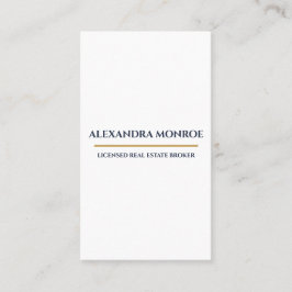 Cartão De Visita Ultra-Modern Real Estate Vertical Business Card