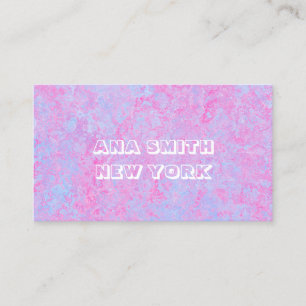 Cartão De Visita Um belo espectro de rosa