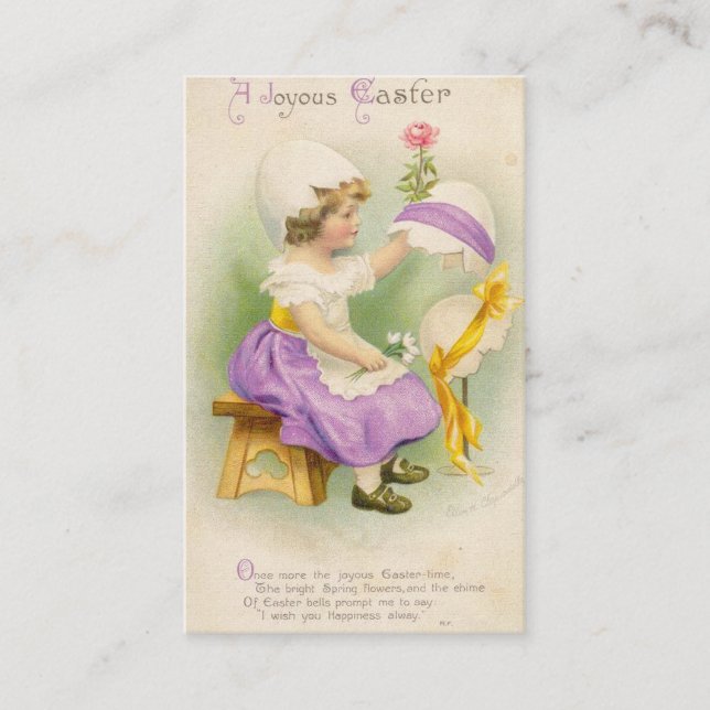 Cartão De Visita Um comedor alegre (Frente)