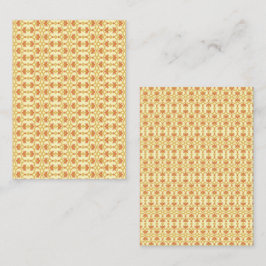 Cartão De Visita um Design de fundo amarelo e branco impressionante