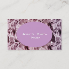 Cartão De Visita Um design suave, elegante roxo