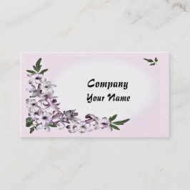 Cartão De Visita Um floral pronto para personalizar