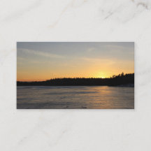 Um por do sol congelado