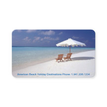 Cartão de visita um viagem de 16 feriados