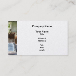 Cartão De Visita Uma escola da sala com livro