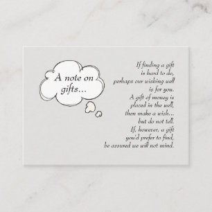 Cartão De Visita Uma Nota De Nós Inserir