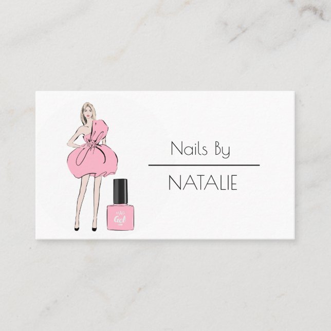 Cartão De Visita Unhas (Frente)