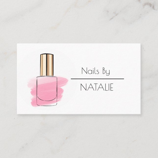 Cartão De Visita Unhas (Frente)