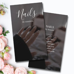 Cartão De Visita Unhas De Luxo Beleza De Arte De Nyler Salon Manicu