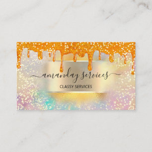 Cartão De Visita Unhas do Hológrafo Drivers de Mint Makeup Lashes 