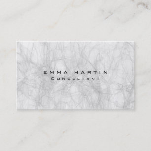 Cartão De Visita Único Fundo de Cinzas sofisticado original