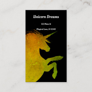 Cartão De Visita Unicórnio