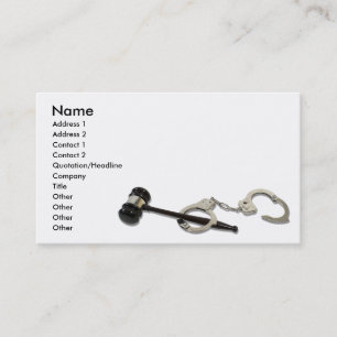 Cartão De Visita UpholdingLaw073110, nome, endereço 1, endereço 2