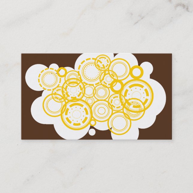 Cartão De Visita Urban Retro desenho business card (Frente)