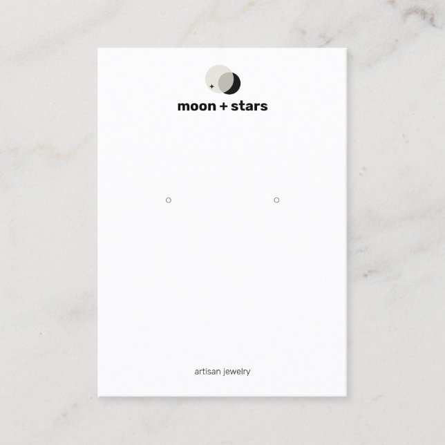 Cartão De Visita Urso de Vídeo de Joia Crescente (Frente)