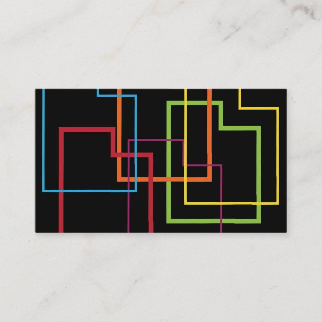 Cartão De Visita utah pride blur (Frente)